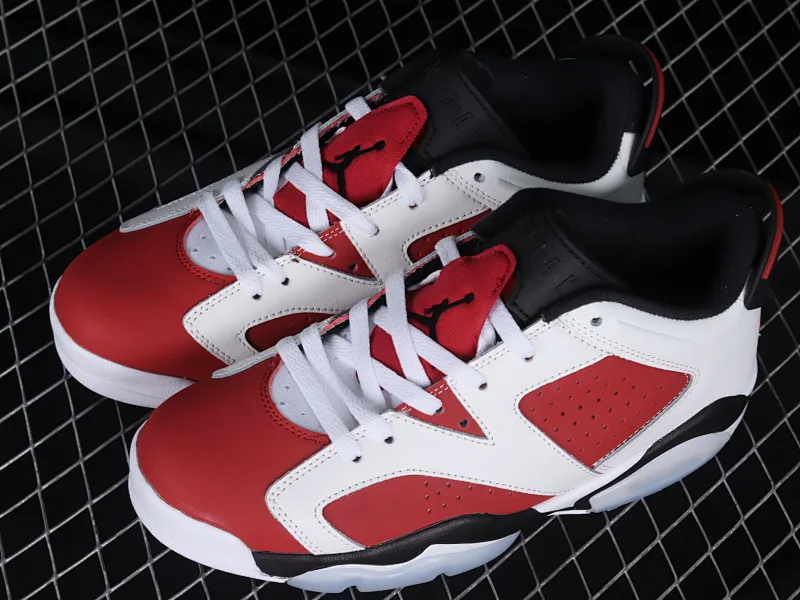 All Categories Air Jordan Jordan Series Basketball Shoes Air Jordan 6 Air Jordan 6 Retro "Carmine" AJ6 Joe 6 Rouge White Red Low-top Basketball Shoes CT8529-106